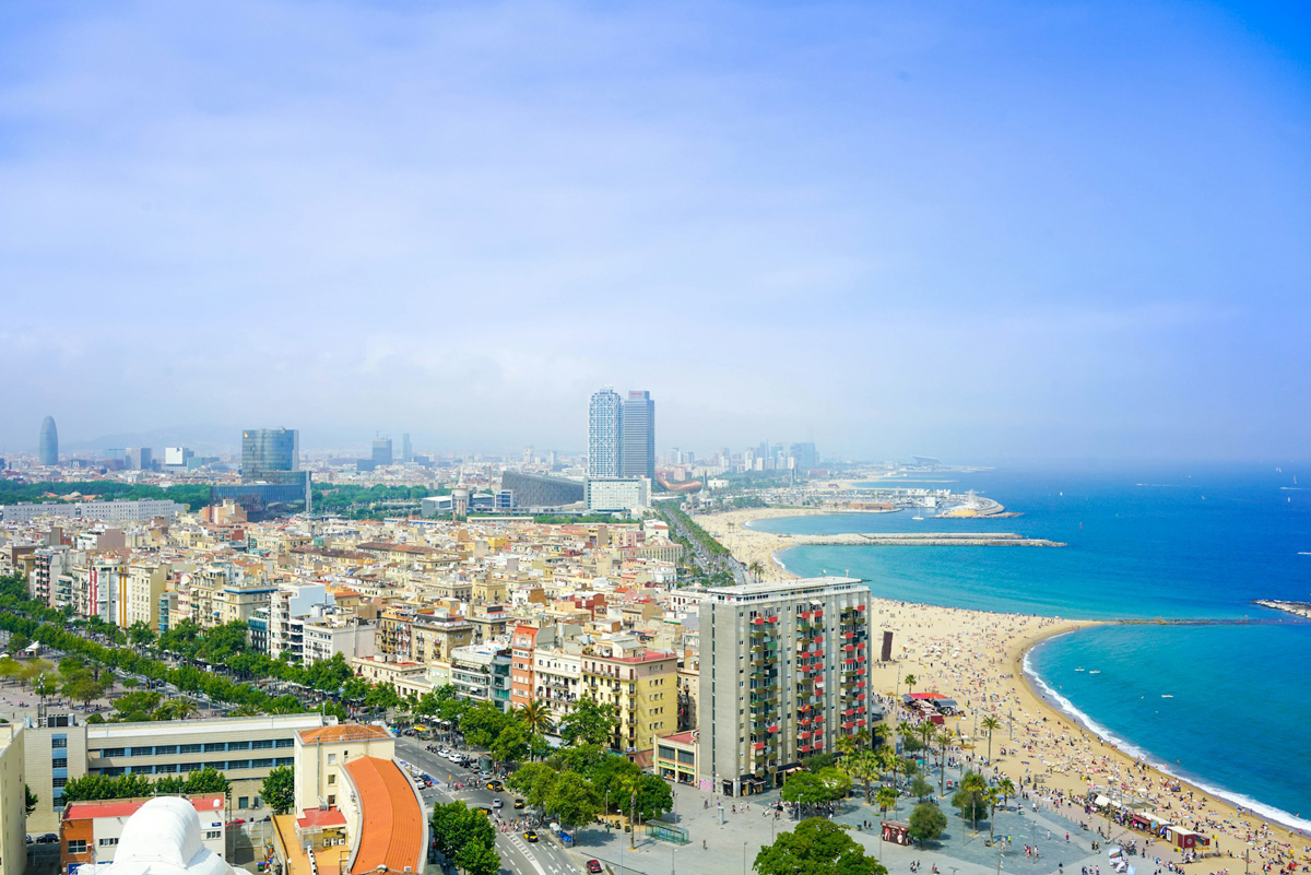 Barcelona vista aerea