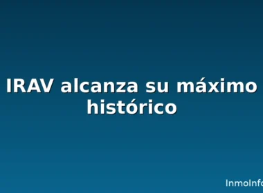 IRAV alcanza máximo histórico 2025